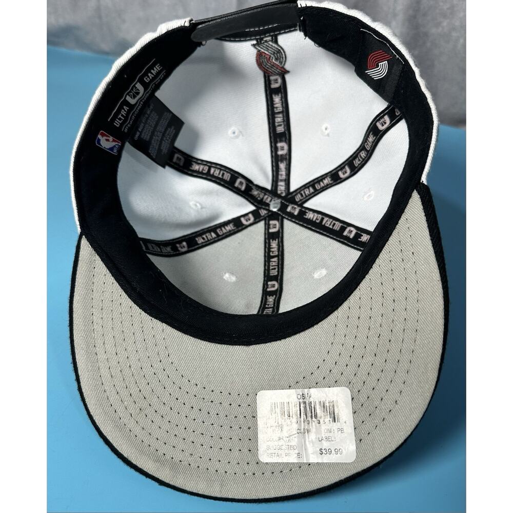 Rip City White & Black Hat Adjustable Size - Picture 5 of 7